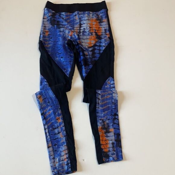 Koral Snake Skin Mesh Cutout Leggings - Picture 2 of 5